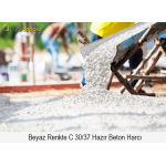 Beyaz Renkte C 30/37 Basınç Dayanımında Hazır Beton Harcı Beyaz Renkte C 30/37 Basınç Dayanımında Hazır Beton Harcı