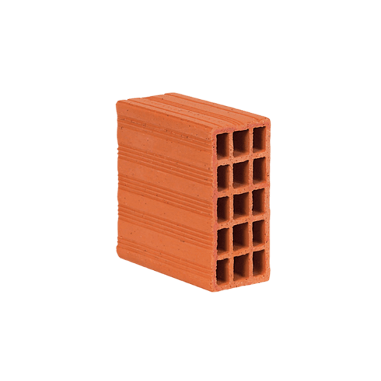 190 x 85 x 190 mm Ebatlarında Yatay Delikli Tuğla
