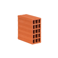 200 x 100 x 200 mm Ebatlarında Yatay Delikli Tuğla