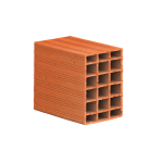 250 x 120 x 200 mm Ebatlarında Yatay Delikli Tuğla