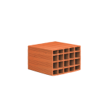 235 x 240 x 185 mm Ebatlarında Yatay Delikli Tuğla