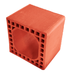 260 x 260 x 190 mm Ebatlarında Yuvarlak Baca Tuğlası 260 x 260 x 190 mm Ebatlarında Yuvarlak Baca Tuğlası