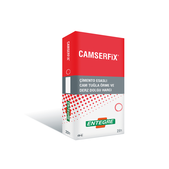 Entegre - Camserfix - Çimento Esaslı Hazır Cam Tuğla Örme ve Derz Dolgu Harcı