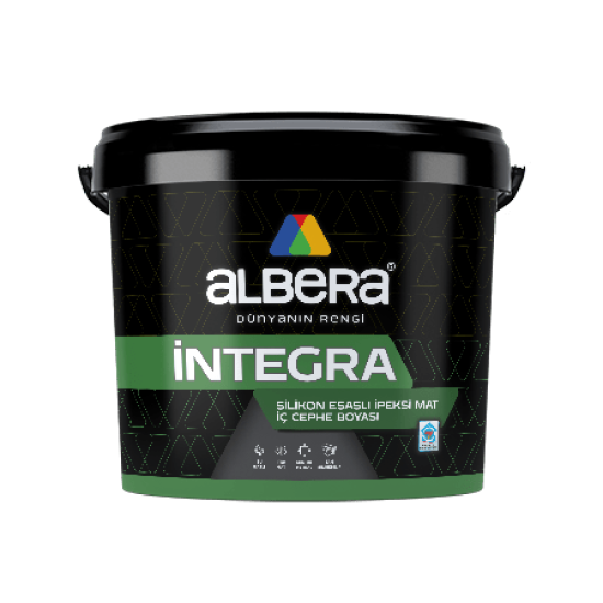 Albera Boya - İntegra - Silikon Esaslı İpeksi Mat İç Cephe Boyası