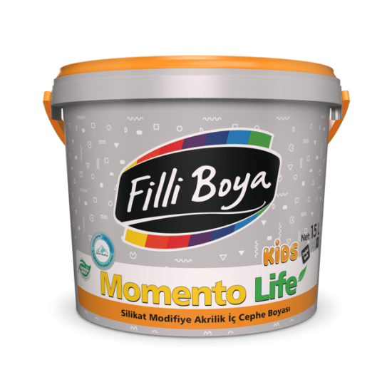 Filli Boya - Momento Life Kids - Silikat Modifiye Akrilik Silinebilir İç Cephe Boyası