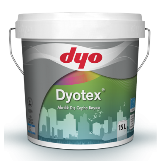 Dyo Boya - Dyotex - Saf Akrilik Dış Cephe Boyası