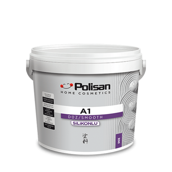 Polisan - A1 Silikonlu Düz - Dış Cephe Boyası