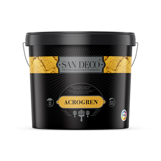 San Deco - Acrogren - Silikon Katkılı Grenli ve Dış Cephe Kaplaması