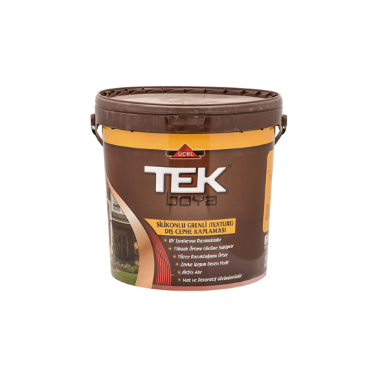 TEK BOYA - Silikonlu Grenli(Texture) Dış Cephe - Dış Cephe Kaplaması