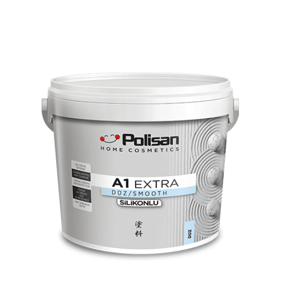 Polisan - A1 Extra Silikonlu Düz - Dış Cephe Boyası