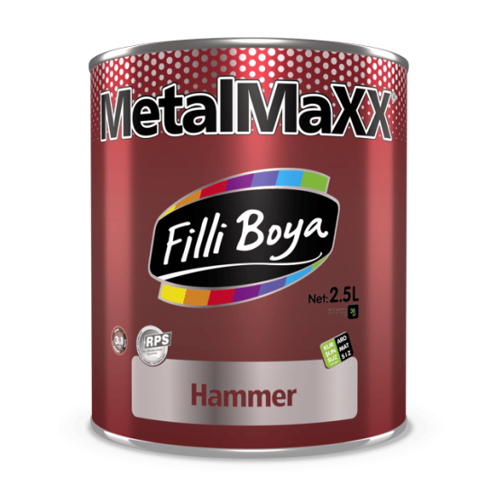 Filli Boya - MetalMaXX Hammer - Çekiçlenmiş Dokuda Metal Kaplama Boyası