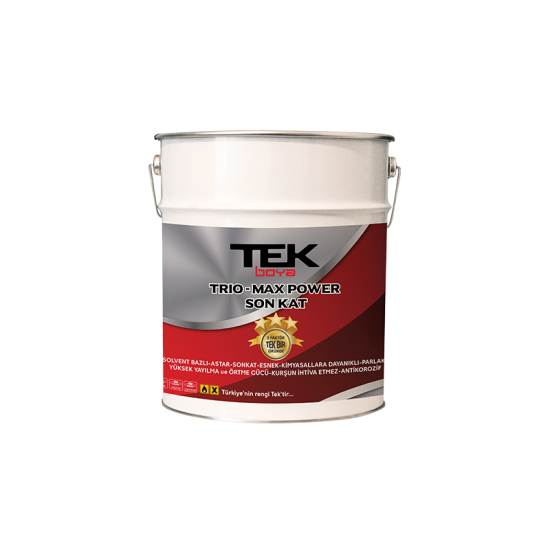 TEK BOYA - Trio-Max Power Son Kat - Astar ve Boya