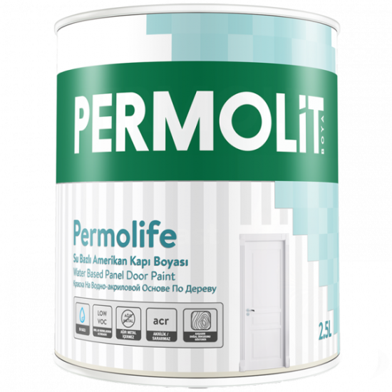 Permolit - Permolife Su Bazlı Amerikan Kapı Boyası