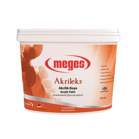 Meges Boya - Akrileks Akrilik Düz Boya
