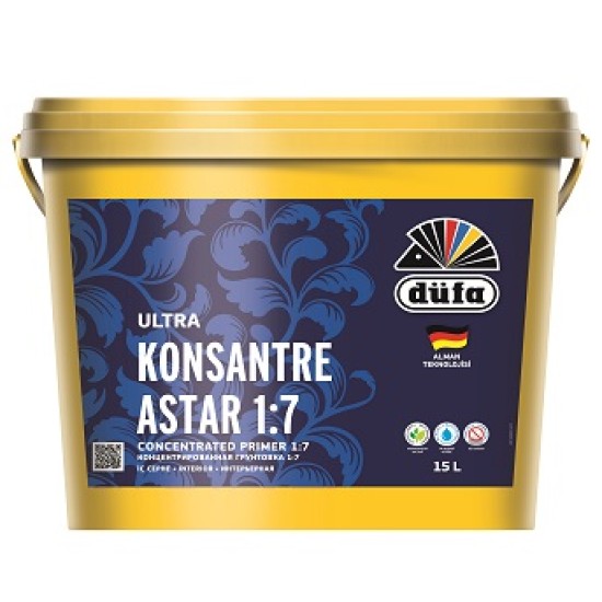 DÜFA - ULTRA 1/7 KONSANTRE ASTAR - İç ve Dış Cephe Şeffaf Astar