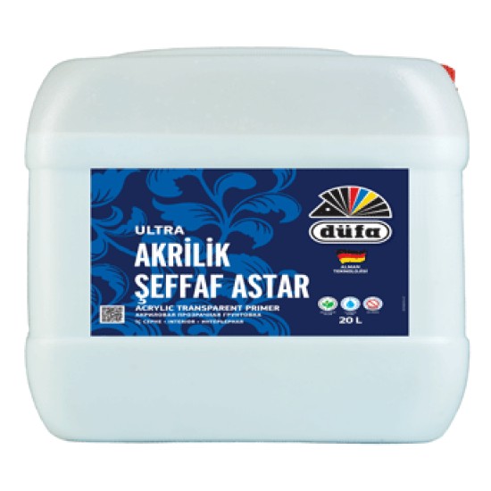 DÜFA - ULTRA AKRİLİK ŞEFFAF ASTAR - İç Cephe Şeffaf Astar