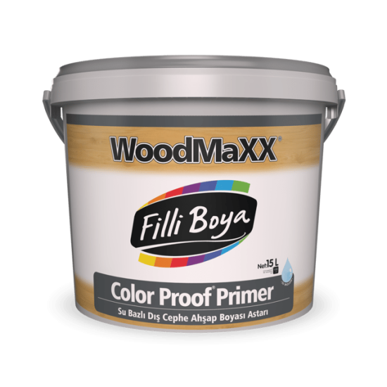 Filli Boya - WoodMaXX Color Proof Primer - Su Bazlı Dış Cephe Ahşap Boyası Astarı