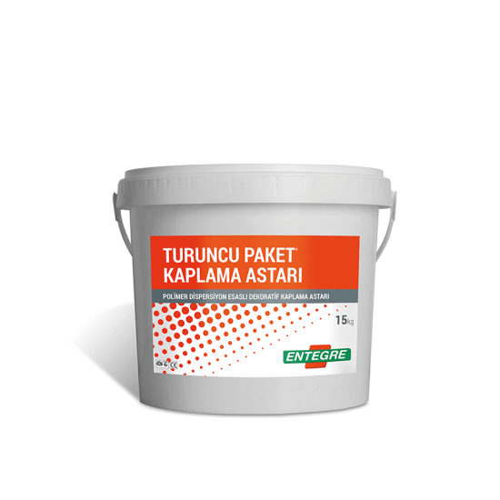 Entegre - Turuncu Paket Kaplama Astarı - Polimer Dispersiyon Esaslı Dekoratif Kaplama Astarı