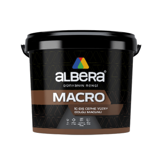 Albera Boya - Macro - İç ve Dış Cephe Yüzey Dolgu Macunu