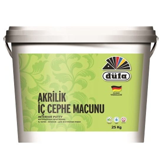 DÜFA - İÇ CEPHE AKRİLİK MACUN - İç Cephe Macunu