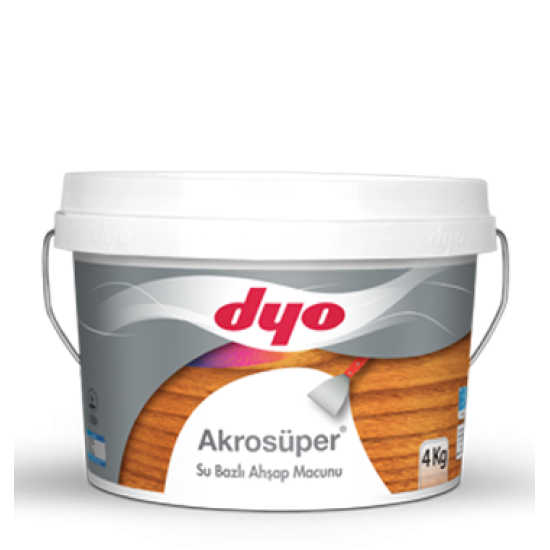 Dyo Boya - Akrosüper - Su Bazlı Ahşap Macunu