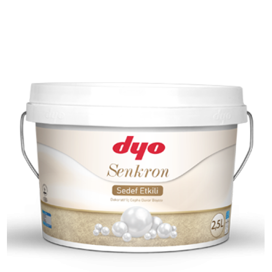 Dyo Boya - Senkron Sedef Etkili - Dekoratif İç Cephe Duvar Boyası