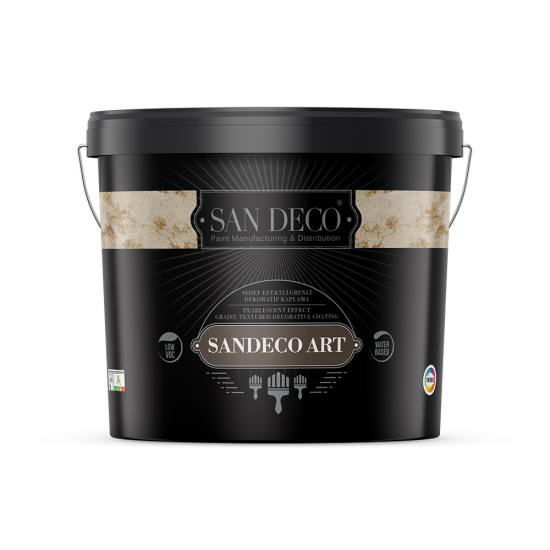 San Deco - Sandeco Art Dış Cephe - Metal Sedef Efektli Quartz Kumlu Dekoratif Kaplama