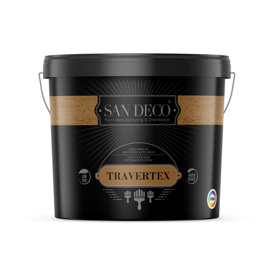 San Deco - Travertex - Çizgi Dokulu Dış Cephe Kaplaması