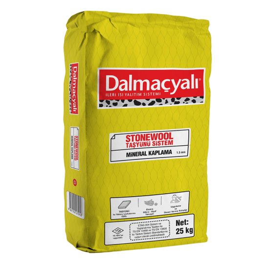 Filli Boya Dalmaçyalı - Stonewool Taşyünü Mineral Kaplama - İnce Tane Doku - 1,5 mm
