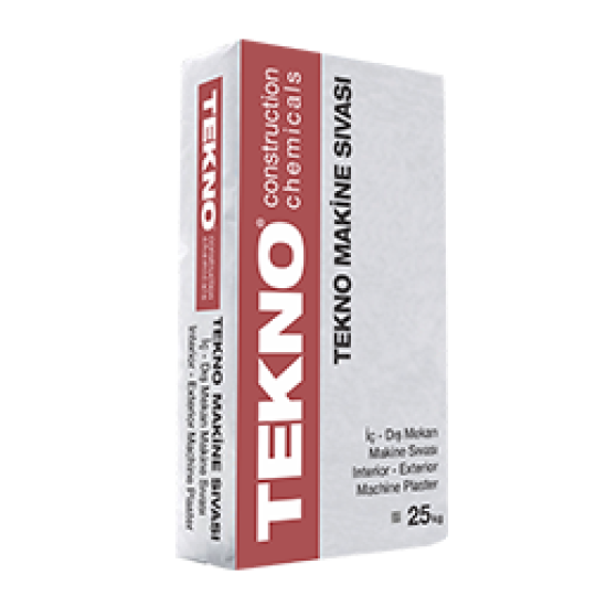 Tekno Yapı Kimyasalları - Tekno Makine Sıvası - İç ve Dış Mekanlar İçin Makine Sıvası