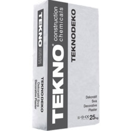 Tekno Yapı Kimyasalları - Teknodeko - İnce Mineral Dekoratif Sıva