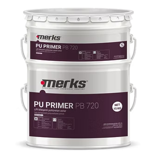 Merks - Pu primer Pb 720 - İki Bileşenli - Poliüretan Astar