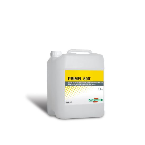 Entegre - Primel 500 - Beton, Harç ve Yüzey Sertleştirici İçin Kullanılan Akrilik Reçine Esaslı Sıvı Kür Malzemesi