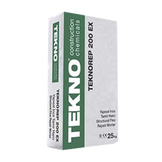 Tekno Yapı Kimyasalları - Teknorep 200 Ex - Yapısal İnce Tamir Harcı