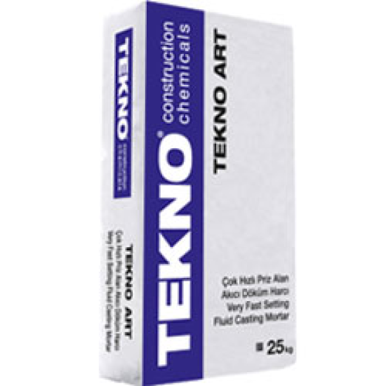 Tekno Yapı Kimyasalları - Tekno Art - Dekoratif Ürün Döküm Harcı