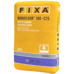 Fixa Yapı Kimyasalları - Monofloor 100 C25 - Hazır Zemin Tesviye Şapı (2 - 10 Mm)