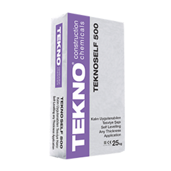 Tekno Yapı Kimyasalları - Teknoself 500 - Kalın Uygulanabilen Kaplama Harcı
