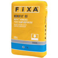 Fixa Yapı Kimyasalları - Monofix 80 (Renk : Kırmızı) - Bazalt Agregalı Yüzey Sertleştiricisi