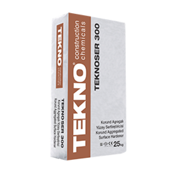 Tekno Yapı Kimyasalları - Teknoser 300 - Korund Agregalı Yeşil Renkte Yüzey Sertleştirici