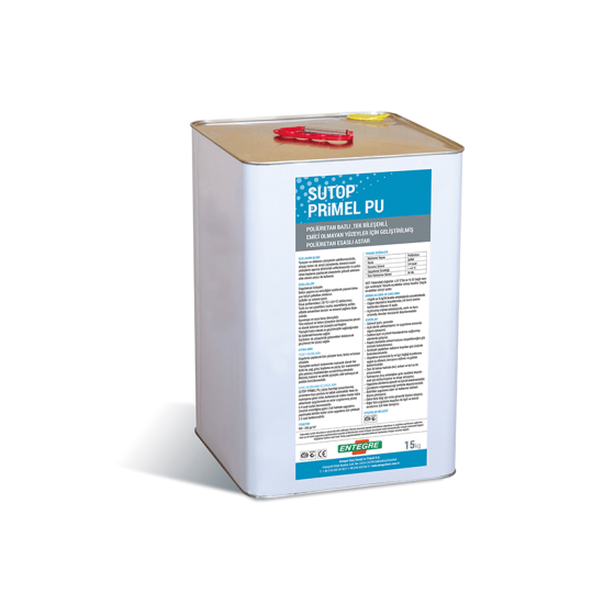 Entegre - Sutop Pirimel PU - Tek Bileşenli, Emici Yüzeyler için Geliştirilmiş Poliüretan Esaslı Astar