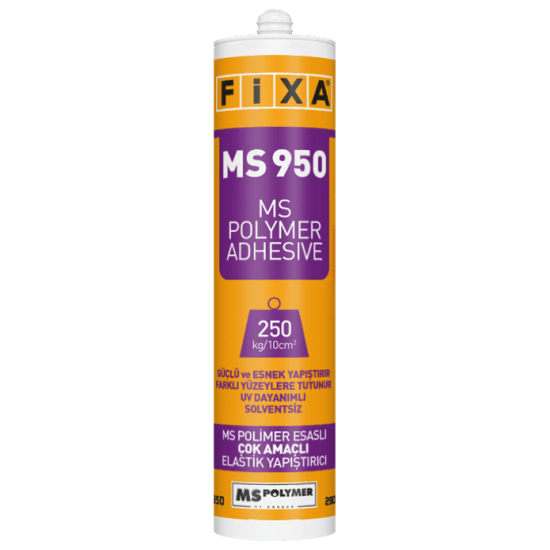Fixa Yapı Kimyasalları - Polymera Ms 950 - Ms Polimer Esaslı Çok Amaçlı Elastik Yapıştırıcı