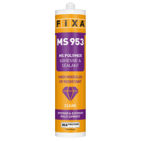 Fixa Yapı Kimyasalları - Polymera Ms 953 - Ms Polimer Esaslı Şeffaf Çok Amaçlı Elastik Yapıştırıcı