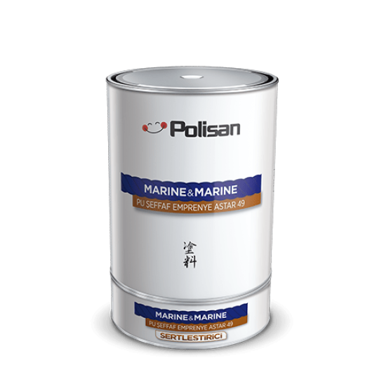 Polisan - Marine&Marine Anti Aging Pu Şeffaf Emprenye Astar 49 - İki Bileşenli
