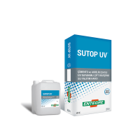 Entegre - Sutop UV - Çimento ve Akrilik Esaslı UV Dayanımlı Çift Bileşenli Su Yalıtım Harcı