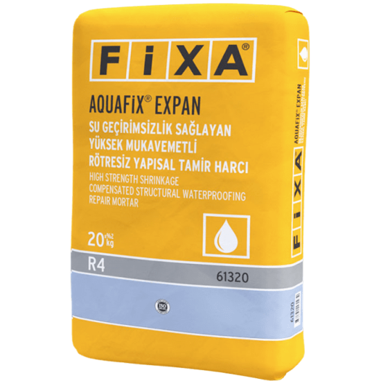 Fixa Yapı Kimyasalları - Aquafix Expan - Su Geçirimsizlik Sağlayan Tamir Harcı