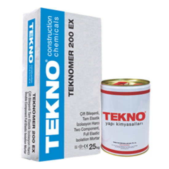 Tekno Yapı Kimyasalları - Teknomer 200 Ex Kristalize (İki Bileşenli) - Su Yalıtım Malzemesi