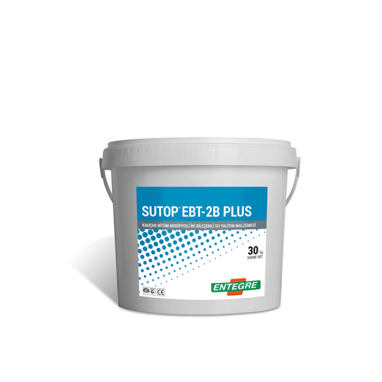 Entegre - Sutop EBT 2B Plus - Kauçuk Bitüm Modifiyeli İki Bileşenli Su Yalıtım Malzemesi