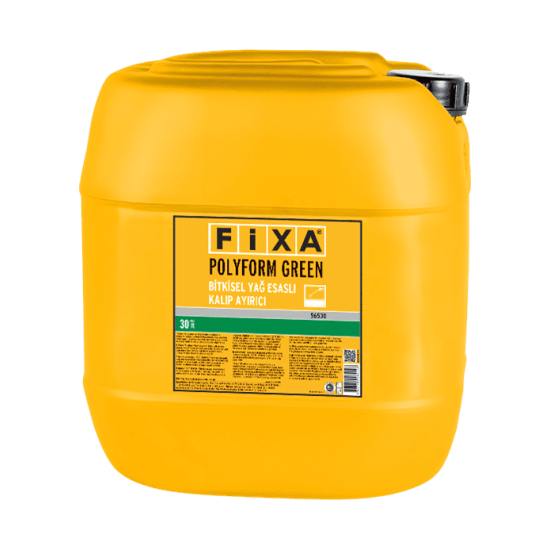 Fixa Yapı Kimyasalları - Polyform Green - Bitkisel Yağ Esaslı Kalıp Ayırıcı