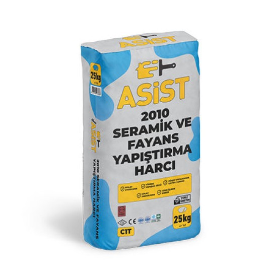 Albera Boya - Asist 2010 Seramik ve Fayans Yapıştırma Harcı - Yapıştırma Harcı