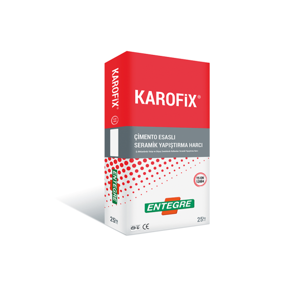 Entegre - Karofix - Çimento Esaslı Seramik Yapıştırma Harcı